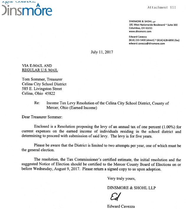 Celina BOE To Vote Monday On Tax Increase Mercer County Outlook