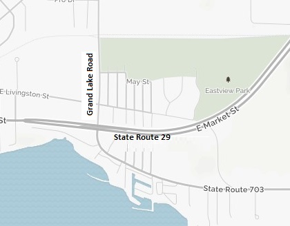 Grand Lake Road and SR 29