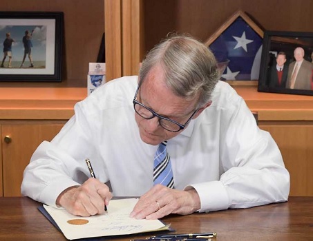 Governor DeWine Signing bill