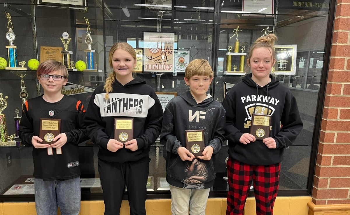 Parkway Middle School December Students of the Month – Mercer County ...