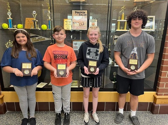 Parkway Middle School May Students of the Month – Mercer County Outlook
