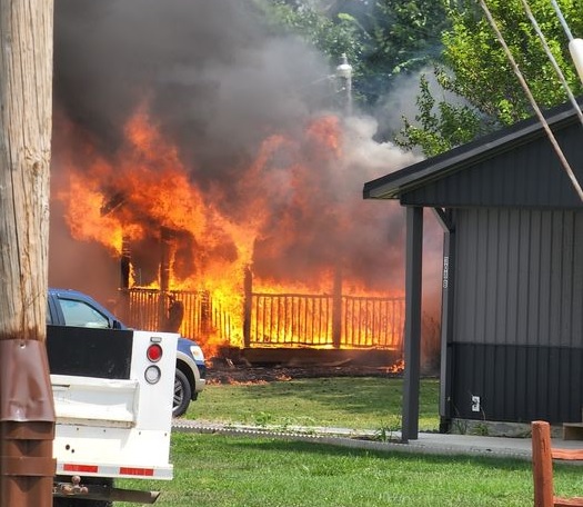Waynesfield House A Total Loss After Fire – Mercer County Outlook