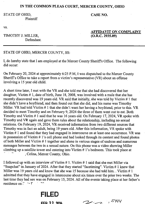 19 Year Old Mendon Man Charged With Unlawful Sexual Conduct With A ...