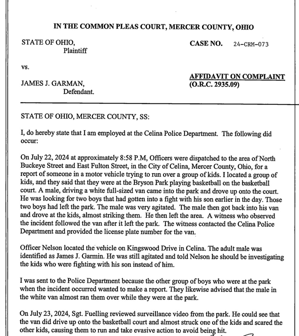 Celina Man Arrested On Felonious Assault Charge – Mercer County Outlook