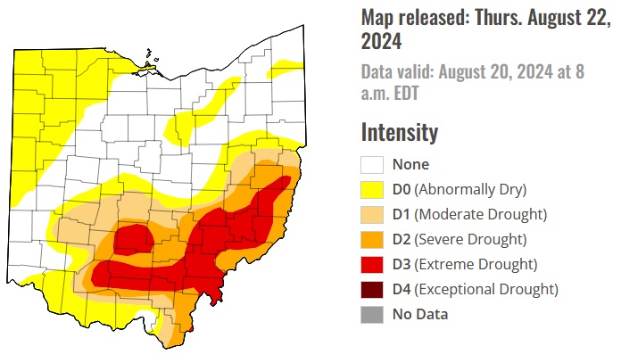National Weather Updates On Ohio Drought Conditions – Mercer County Outlook