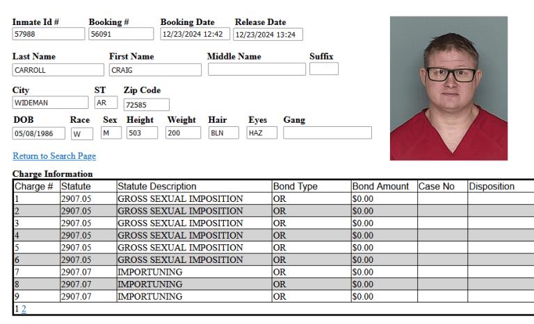 Arkansas Man Arrested On gross sexual imposition, importuning and ...